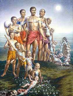 Reincarnation depiction