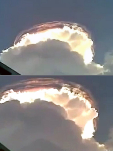 Strange Cloud over Egypt