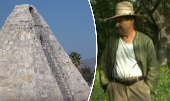 Mexican Farmer & Pyramid