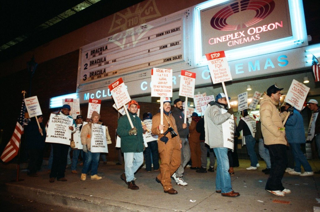 Movie Theater Protest