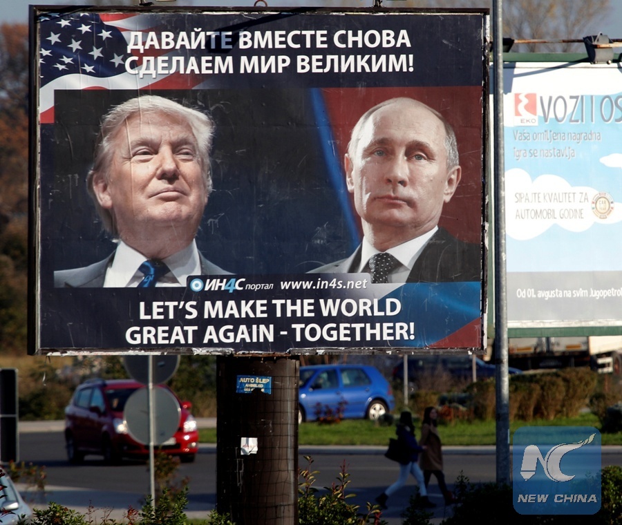 Trump and Putin Billboard
