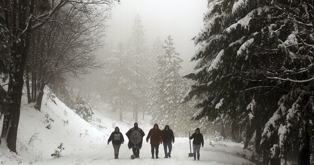 Northern California Snow--USA Today