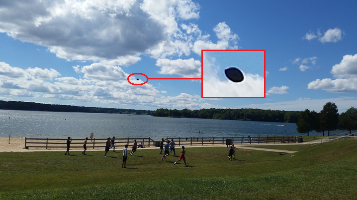 UFO Over Lake