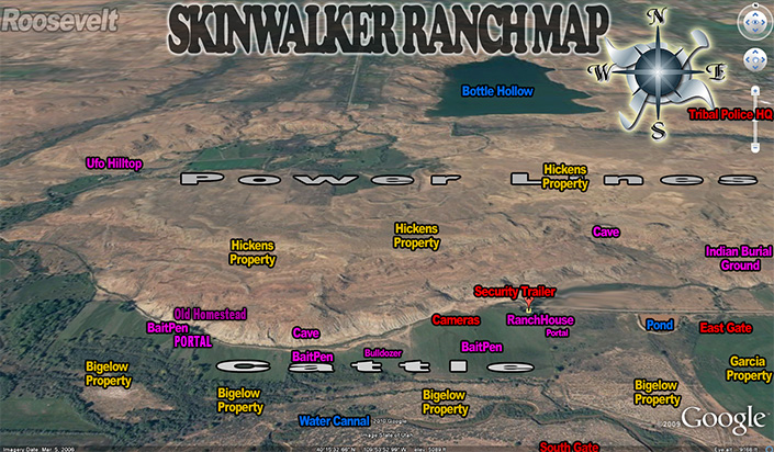 Skinwalker Ranch Map