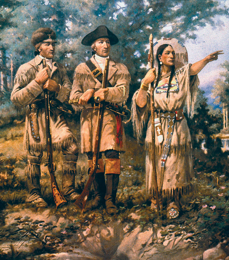 Sacagawea and Lewis & Clar