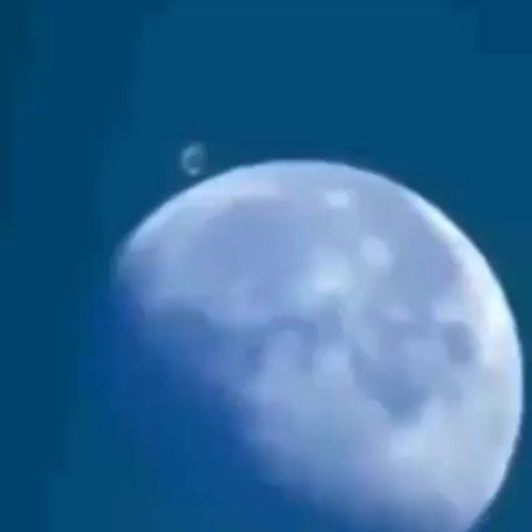 UFO Near Moon