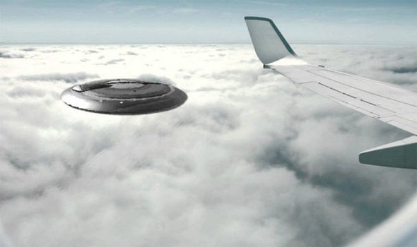 UFO and Jet depiction