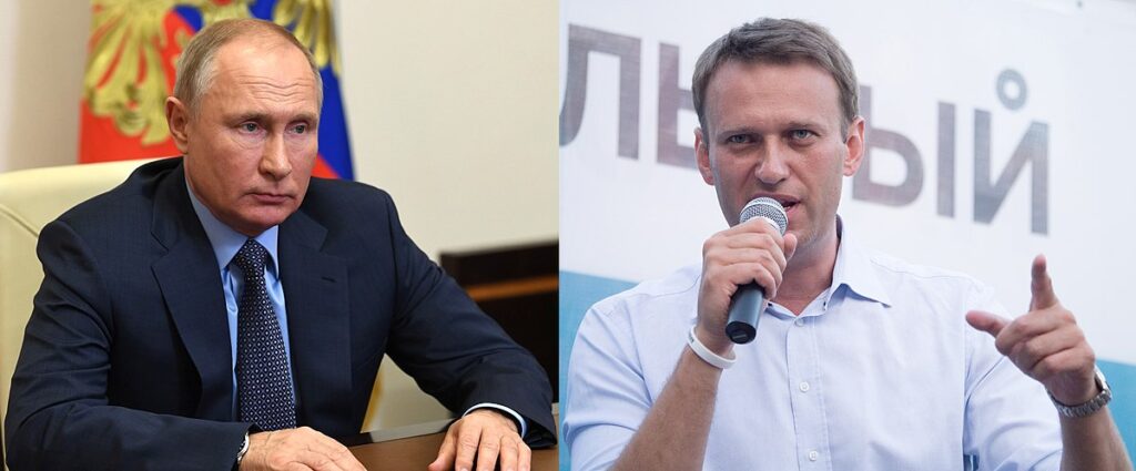 Putin and Navalny
