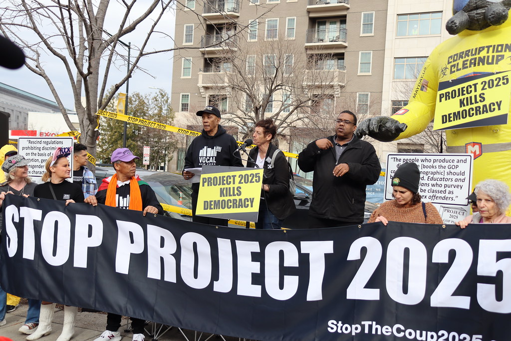Project 2025 protest