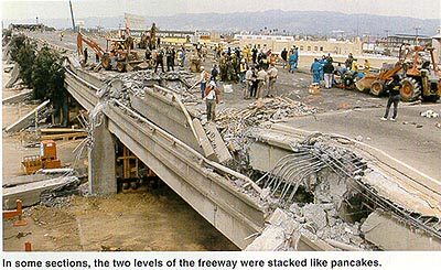California earthquake damage