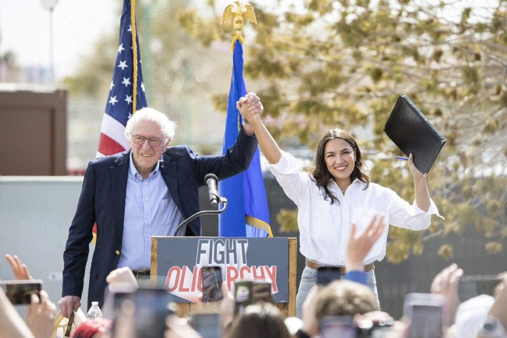 Sanders and Cortez