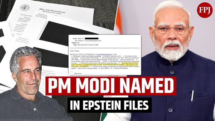PM Modi and Epstein