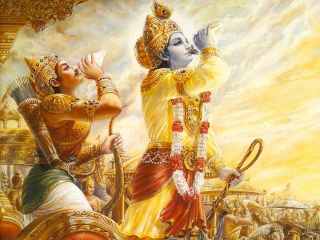 Krishna in the war