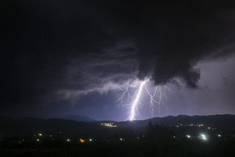 Lightning strike