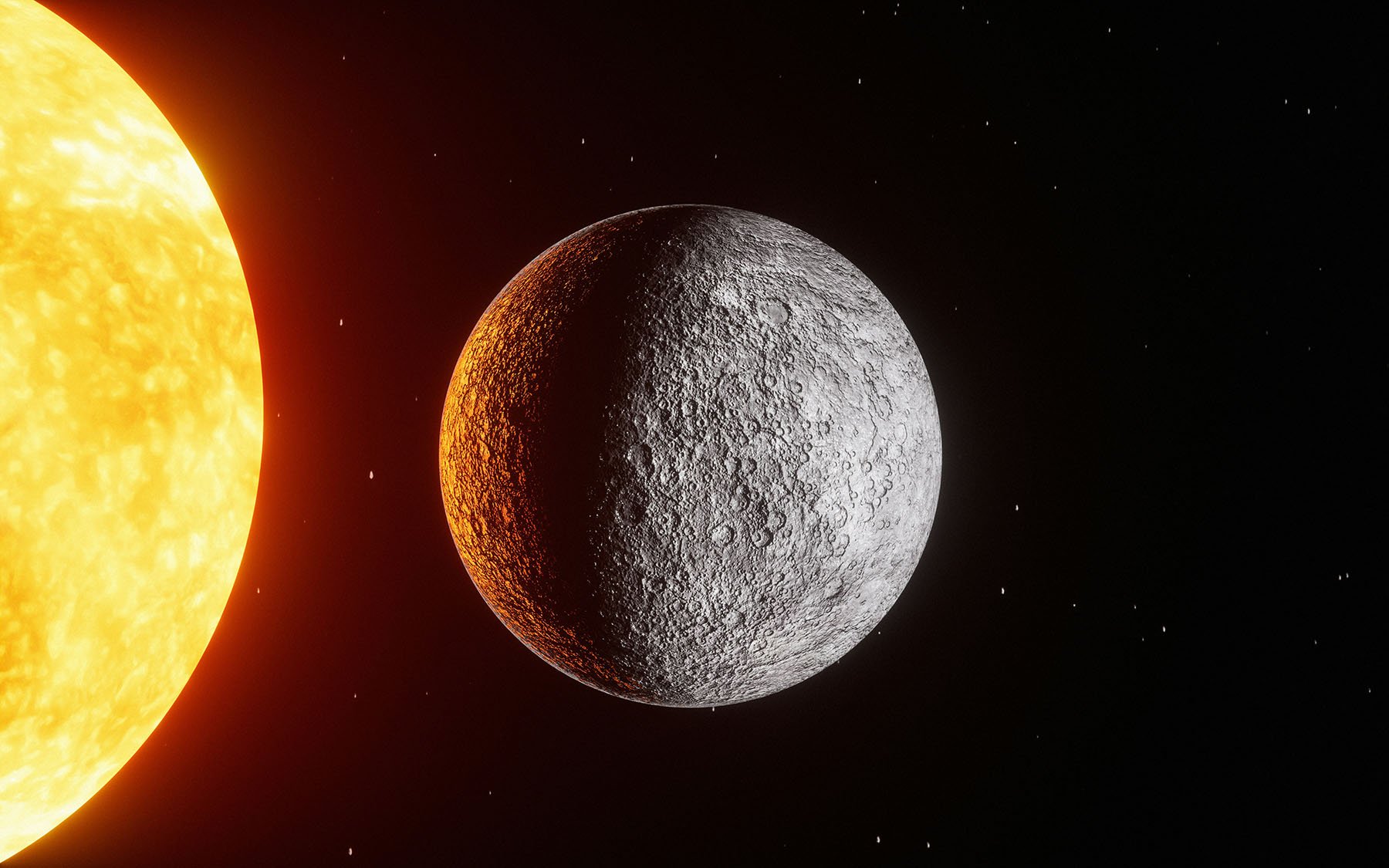 Mercury near the sun