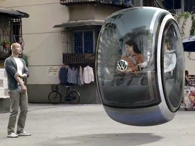 VW Bubble Hover Car