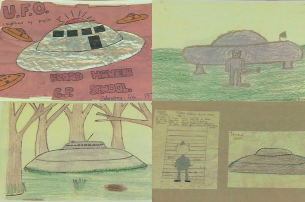 Zimbabwe UFO Children's drawings