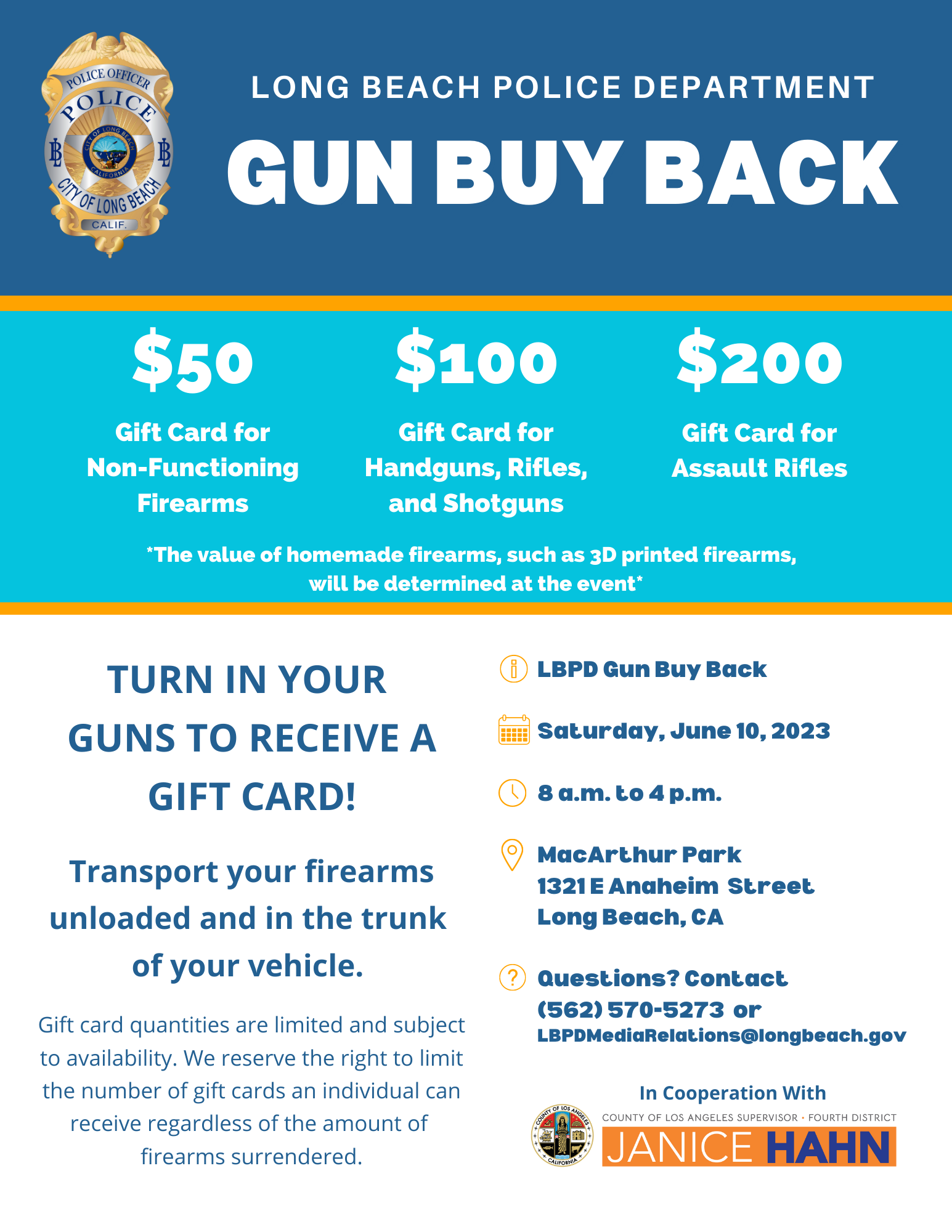 Gun buy back