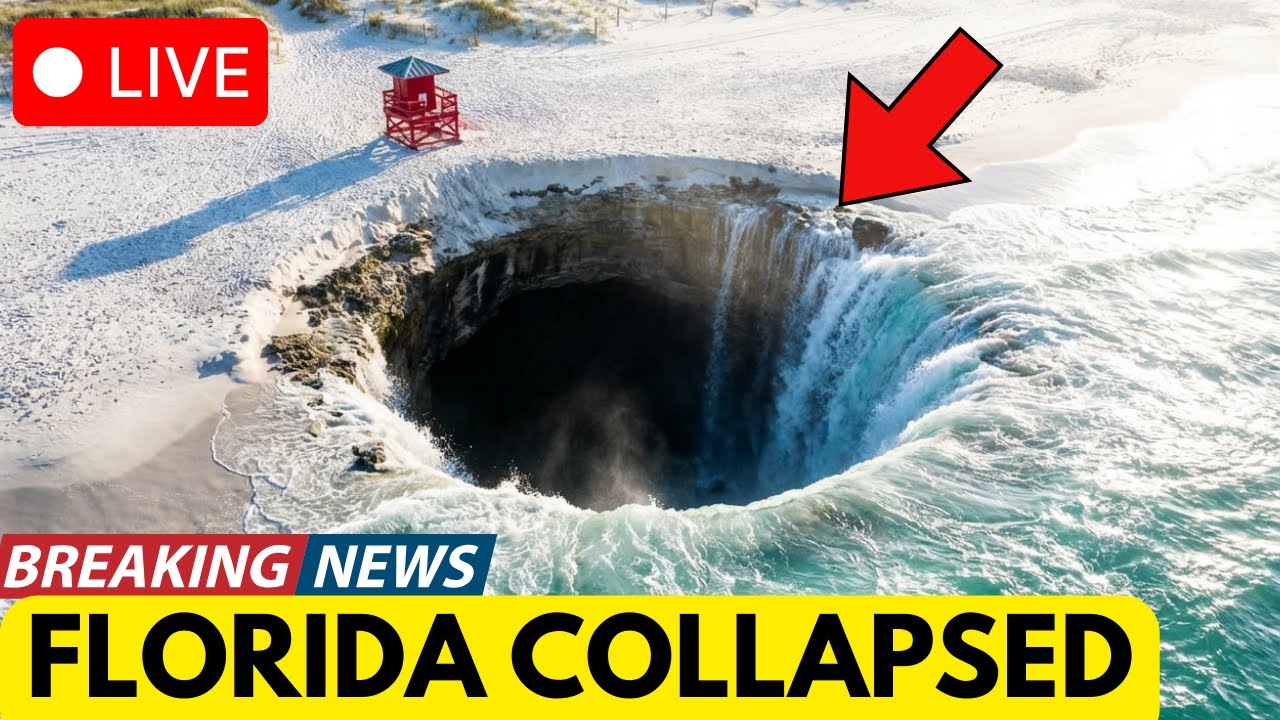 Florida coast sinkhole